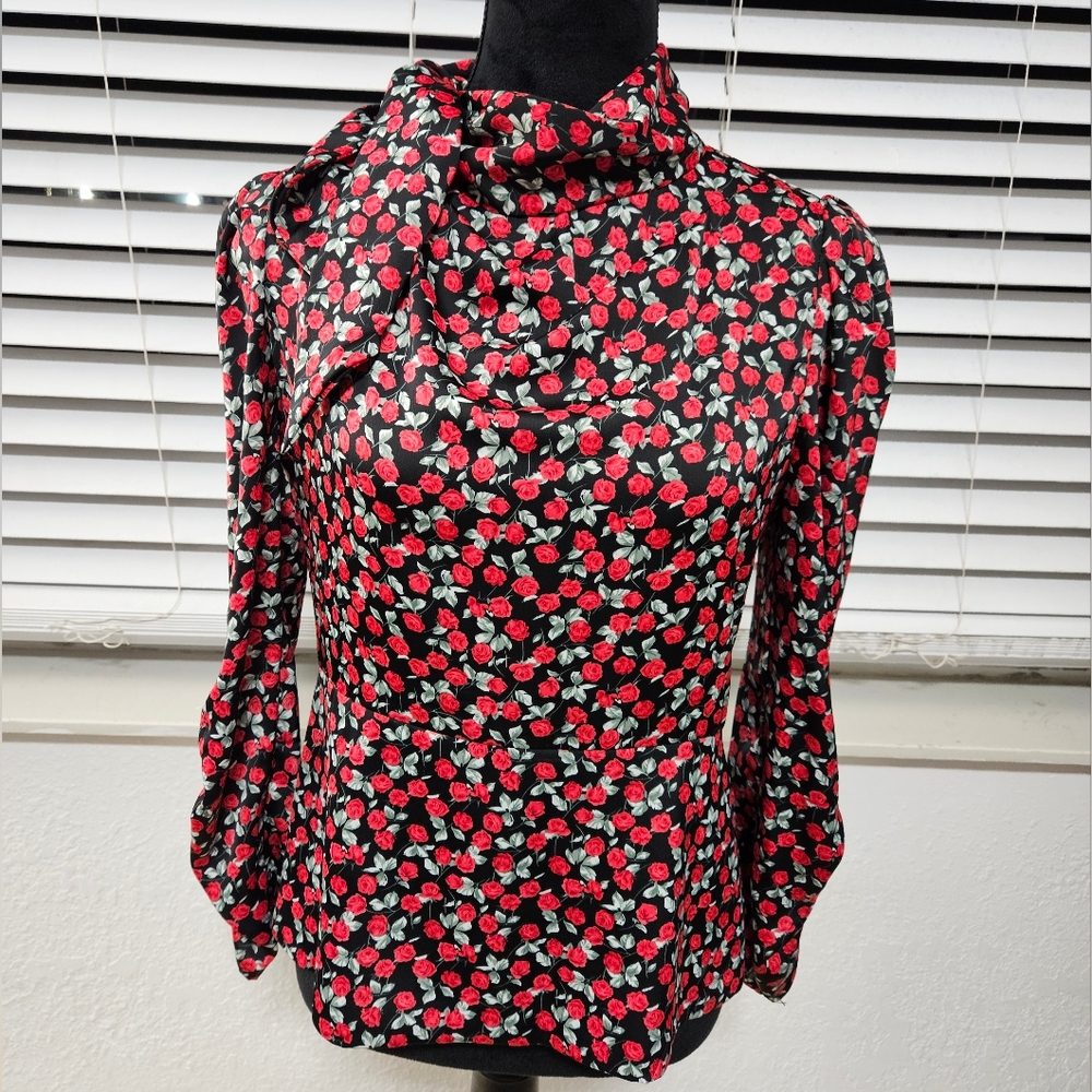 Women blouse floral print Zara - size M